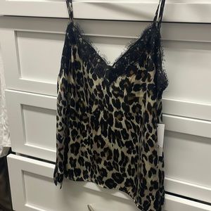NWT leopard print camisole